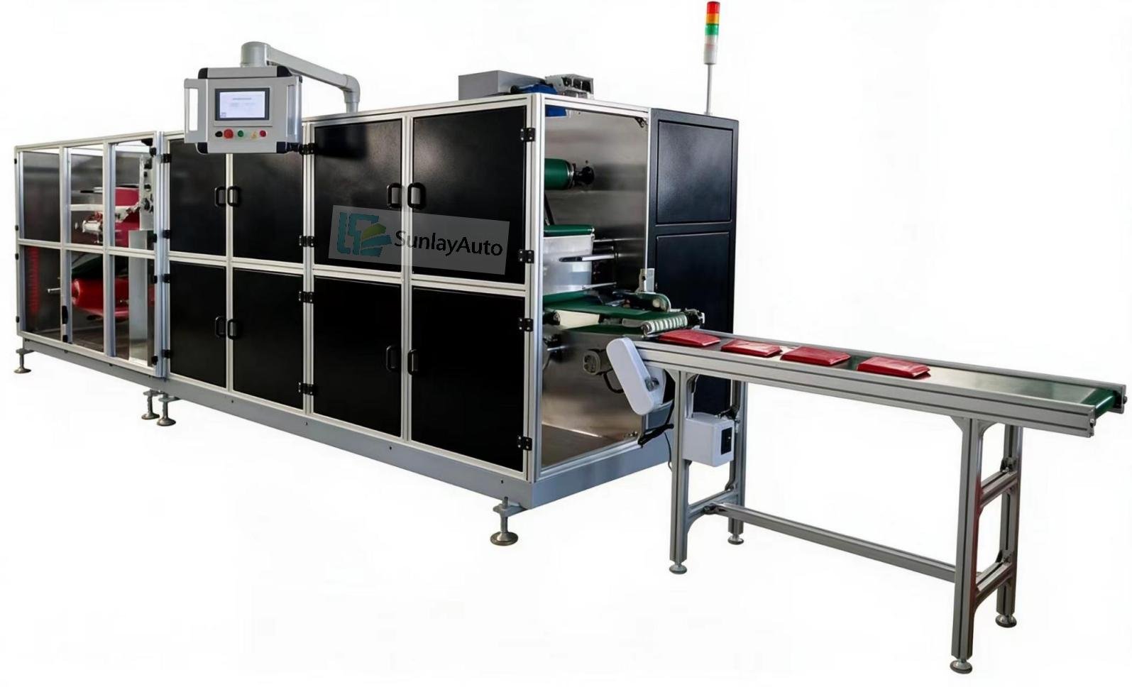 Supporting automation equipment for disposable products