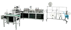 Complete fully automatic flat face mask making machine production line