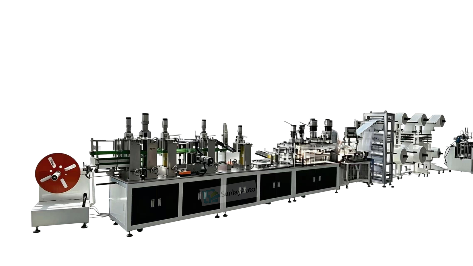 Fully automatic KN95 face mask making machine production line