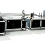 Automatic nonwoven bed sheet folding machine for disposable bedding manufacturing