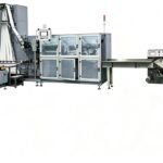 Complete automatic nonwoven towel and bath towel folding packing production line