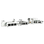 Automatic nonwoven T-shirt vest bag making machine production line