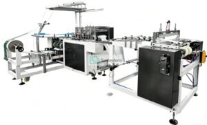 Complete automatic PE plastic shoe cover making machine production line