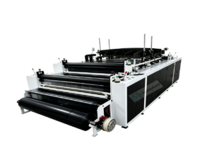Automatic PE pullover rain poncho making machine for disposable raincoat production