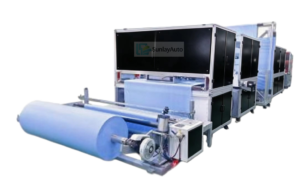 Complete automatic surgical gown body making machine
