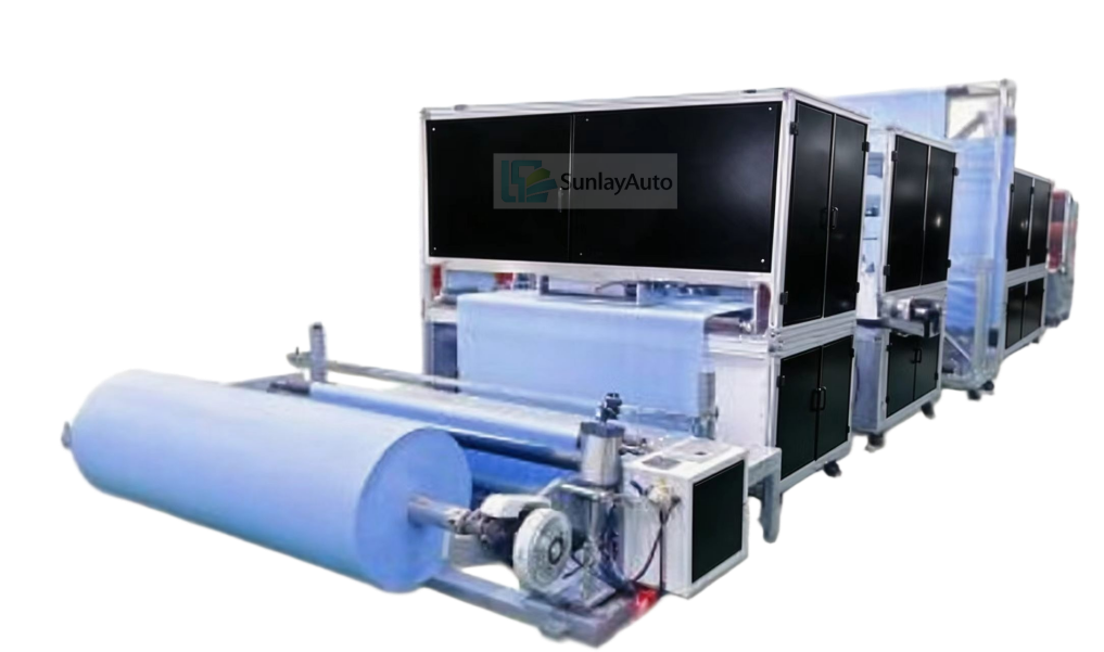 Automatic disposable surgical gown making machine