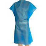 Finished disposable nonwoven medical surgical gown