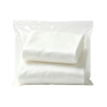 Finished folded and individually packed nonwoven towels and bath towels