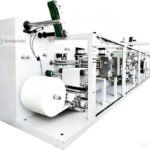 Raw material unwinding section of the puppy training pad production line
