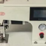 Radial ultrasonic machine head with control display