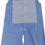 Reinforced disposable surgical gown finished product