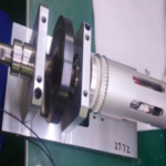 Ultrasonic welding head and transducer assembly