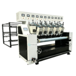 Wide width ultrasonic quilting laminating and embossing machine