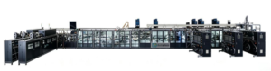 fully servo high speed sanitary pad production line