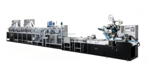 12 lane automatic wet wipes production line with lid applicator