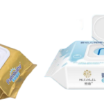 finished nonwoven wet wipes pack with plastic lid